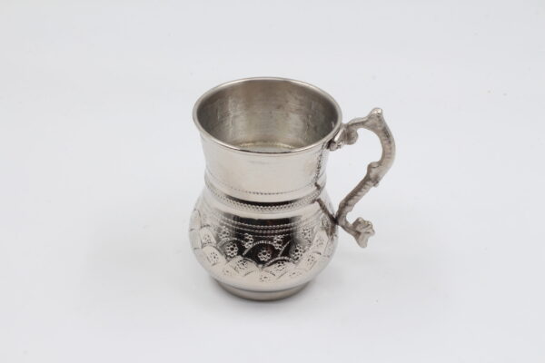 Bakır Papatya Model El İşi Ayran Bardagı
